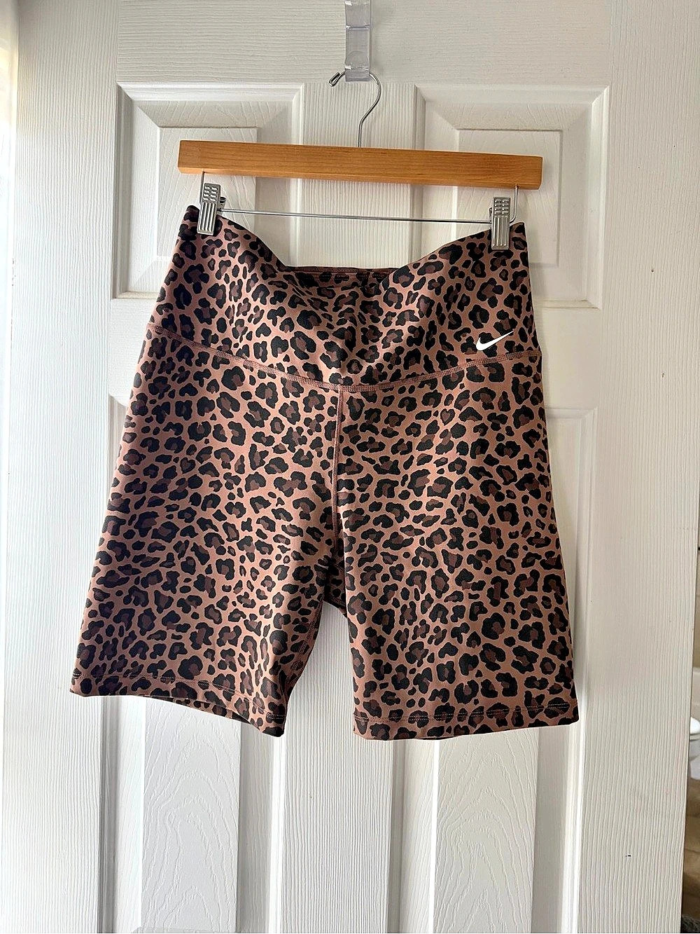 Nike Leopard Print Bike Shorts